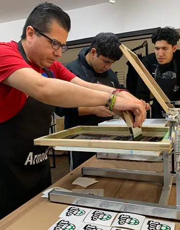 Curso de serigraf&iacute;a b&aacute;sica en GoroLab
